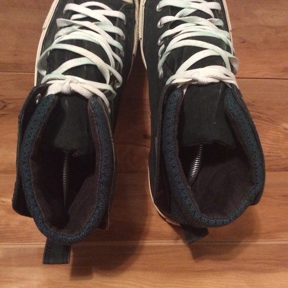 Converse Allstar Hi Tops Green/White Men 12/Wo 14 - Picture 5 of 7